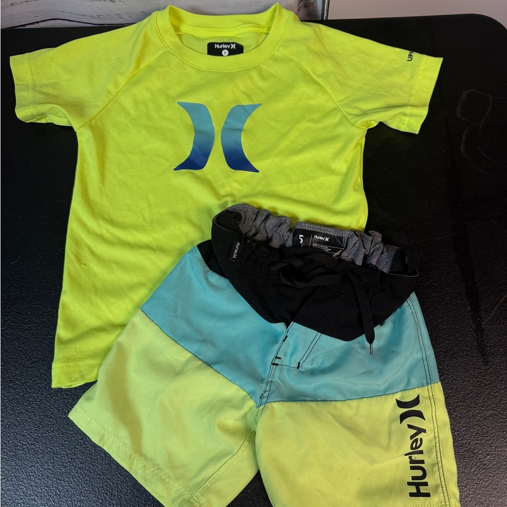 Toddler Boys Hurley SWIM SETS - Two different sets bundled together